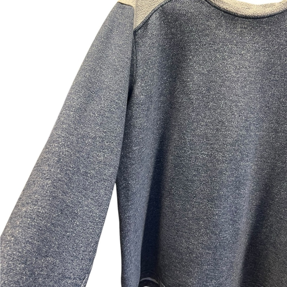 TOMMY BAHAMA Sweatshirt Mens 2XL Fleece Jumper Pullover Melange Lounge Blue - Picture 2 of 8